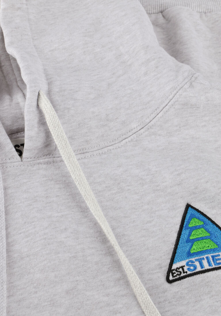 lichtgrijze stieglitz trui cisco hoodie