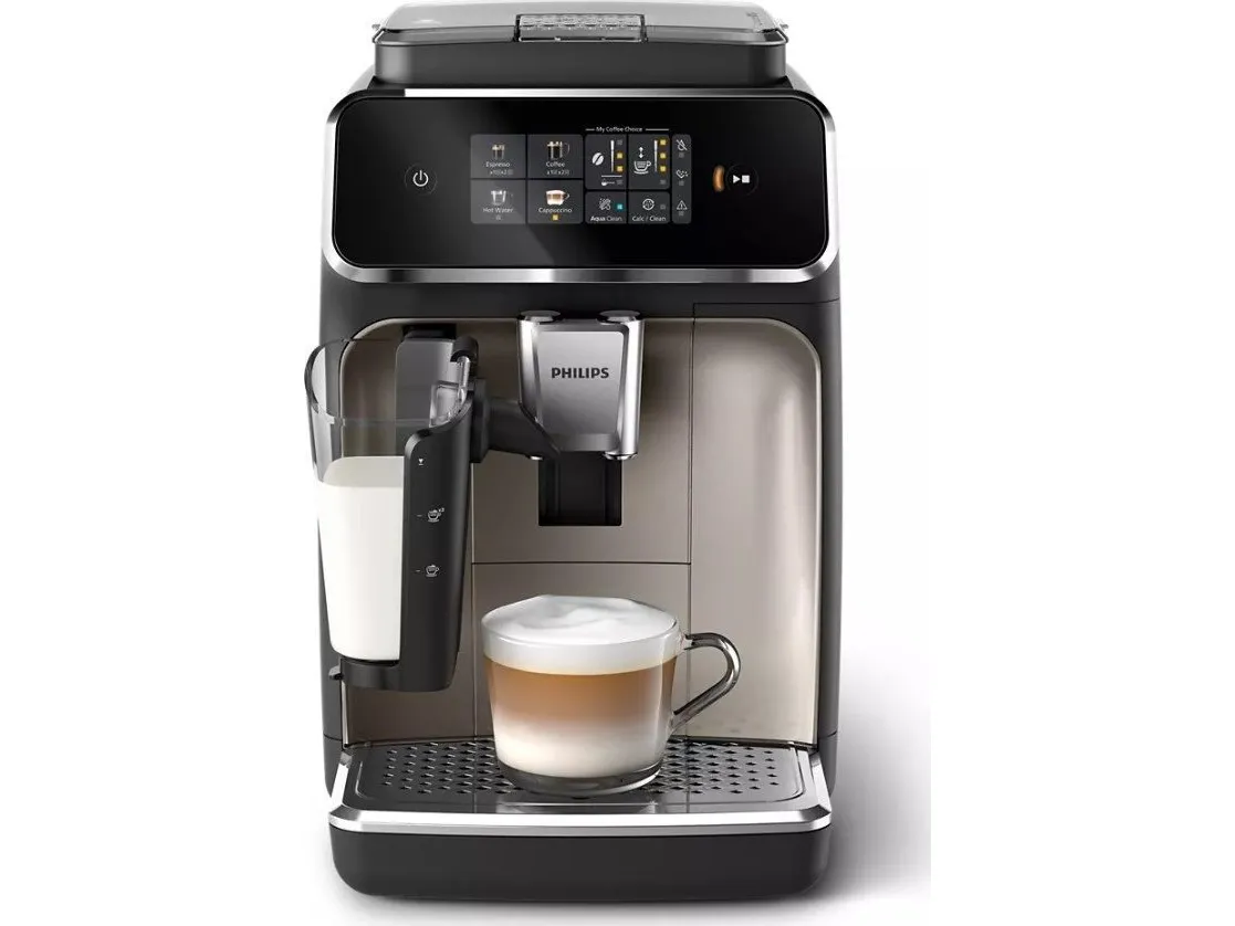 Philips Series 2300 EP2336 - Automatisk kaffemaskine med mælkeskummer - 15 bar - sort/krom