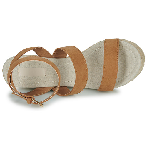 Only - ONLAMELIA-16 WEDGE SANDAL - Cognac