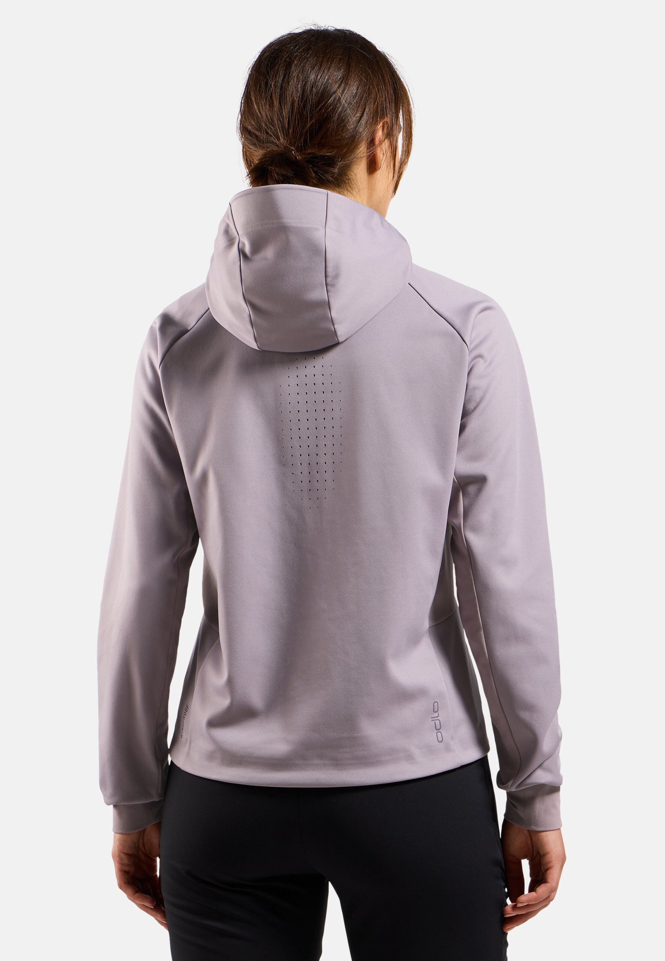 Winddichte Zeroweight X-Warm Langlaufjacke in gray ridge