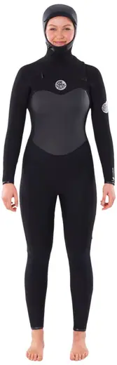Rip Curl Flashbomb 6mm Hooded Chestzip Dame Vinter Våddragt