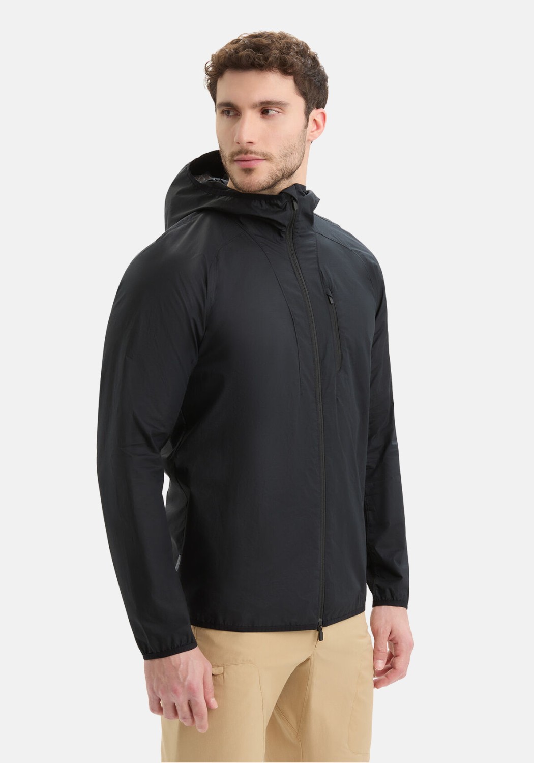 Icebreaker Herrenjacke Shell  Windbreaker Black