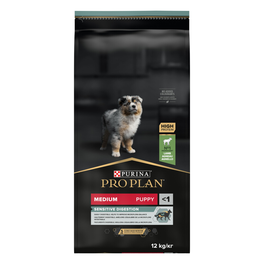 Pro Plan Puppy Medium Sensitive Digestion Lam12 kg