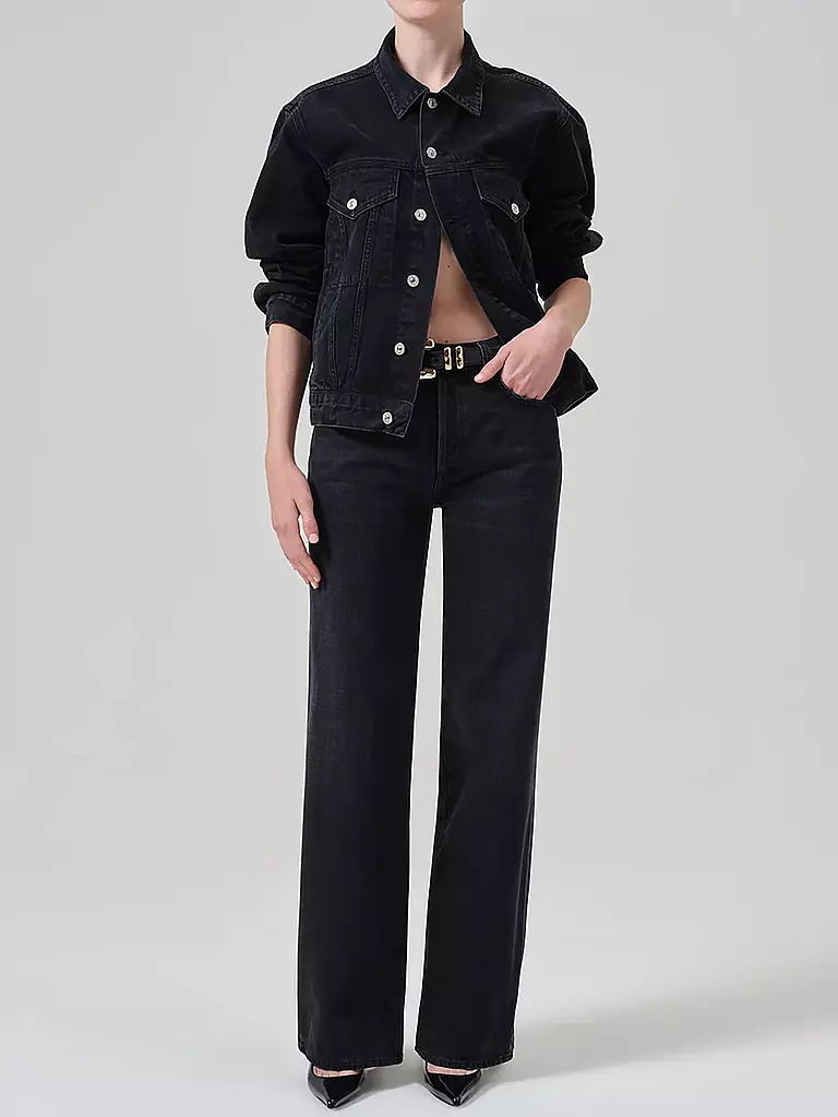 CITIZENS OF HUMANITY Jeans Wide Leg Fit ANNINA 33 schwarz