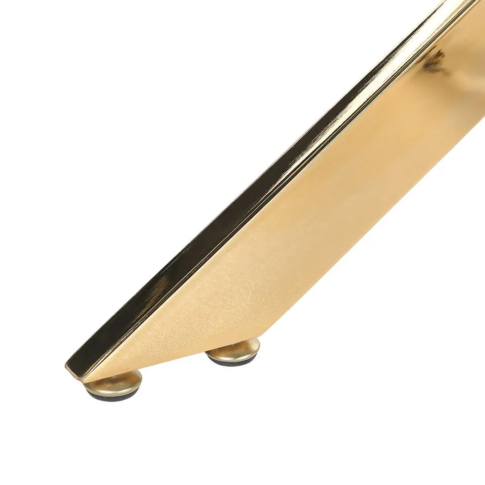 MARAMO - Eettafel - Goud - 120 x 70 cm - Veiligheidsglas