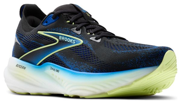 Chaussures Running Brooks Glycerin 22 Noir/Bleu/Jaune Homme