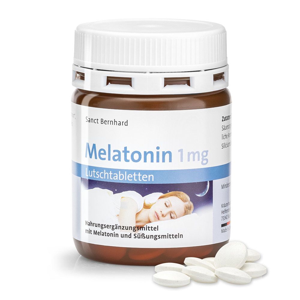 Sanct Bernhard Melatonin-1 mg-Lutschtabletten