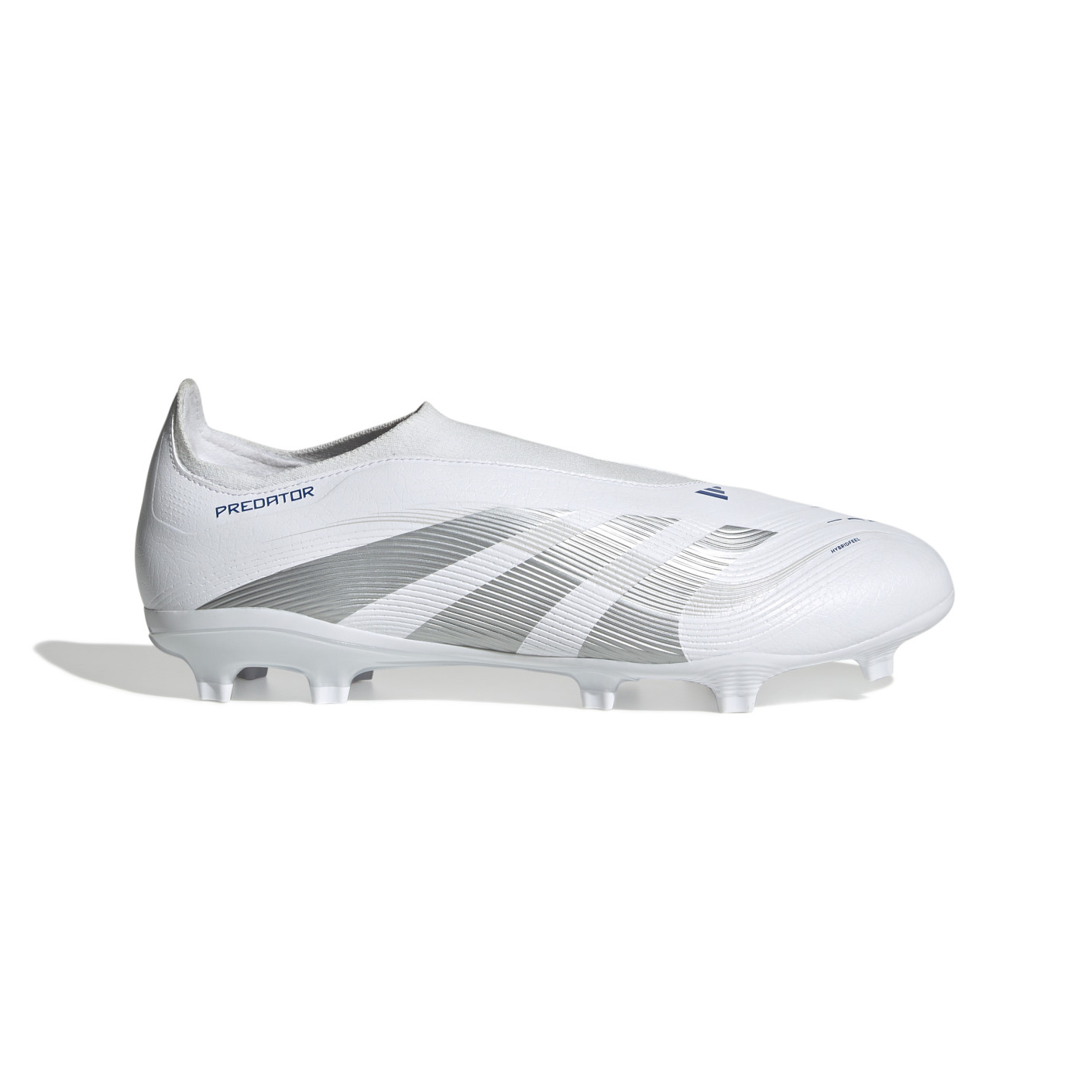 Adidas Predator League Veterloze Gras / Kunstgras Voetbalschoenen (MG) Wit Zilver Blauw