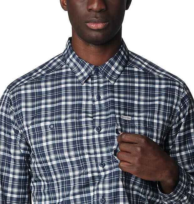COLUMBIA - CHEMISE SILVER RIDGE UTILITY LITE PLAID LS M