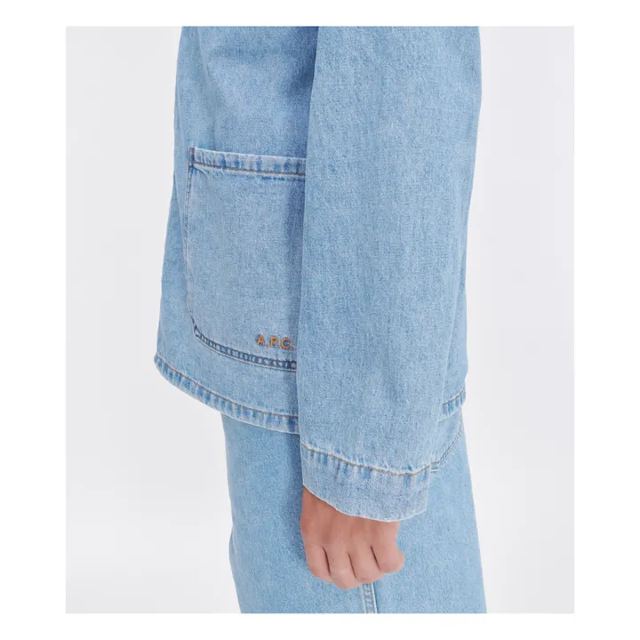 A.P.C. Veste Kerlouan Logo | Denim clair