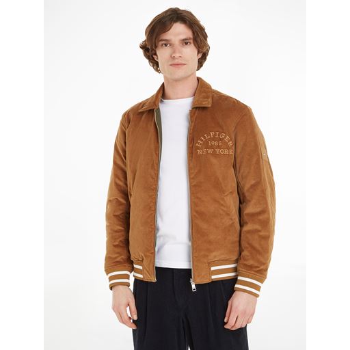 Tommy Hilfiger Fløjs Ivy Jakke, Desert Khaki, XL