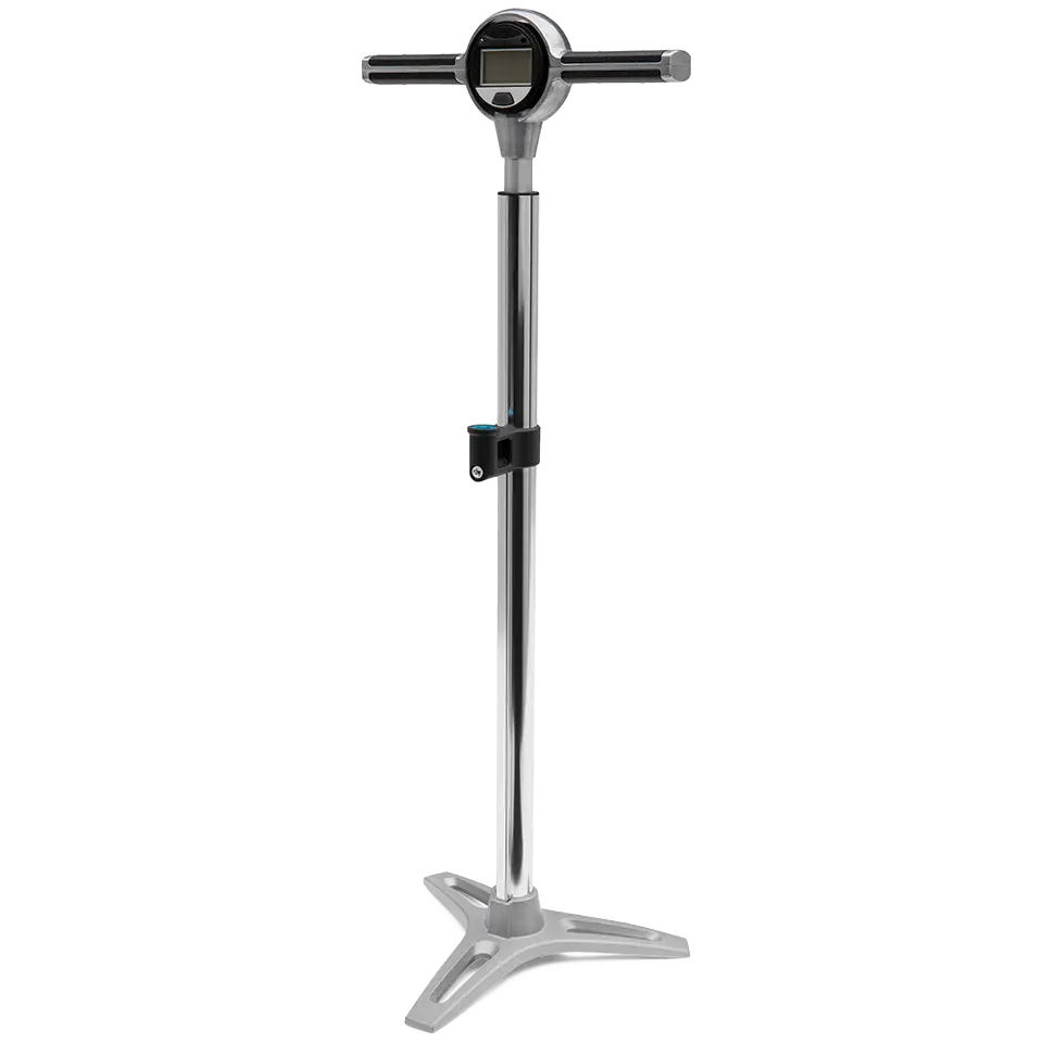 Crankbrothers Klic Vloerpomp met Digitale Drukmeter Zilver