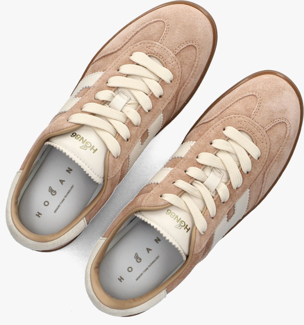 roze hogan lage sneakers hogan cool allacciato h