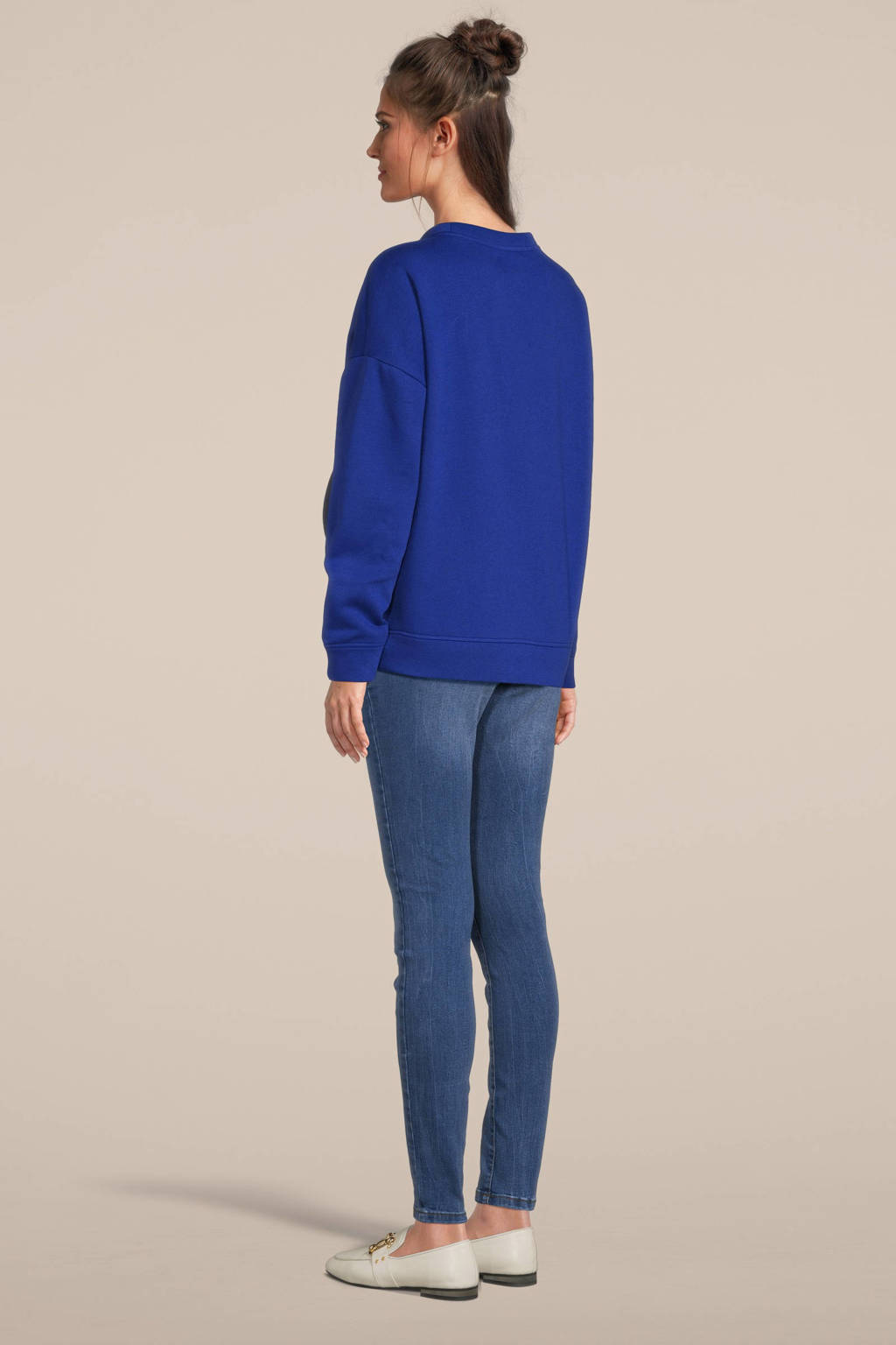 MAMALICIOUS slim fit zwangerschapsjeans MLMILA medium blue denim