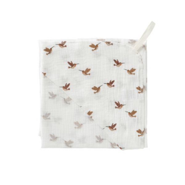 Cottonbaby Soft Badcape - Flying birds