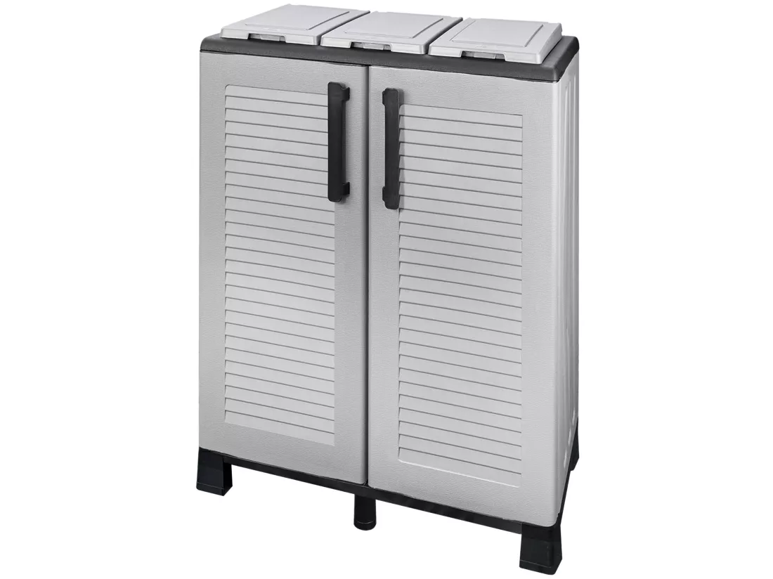 Demi-penderie en polypropylène de l\`éco, ligne pratique pour tirer pleinement parti de l\`espace, l 680 x p370 x h 900 mm.