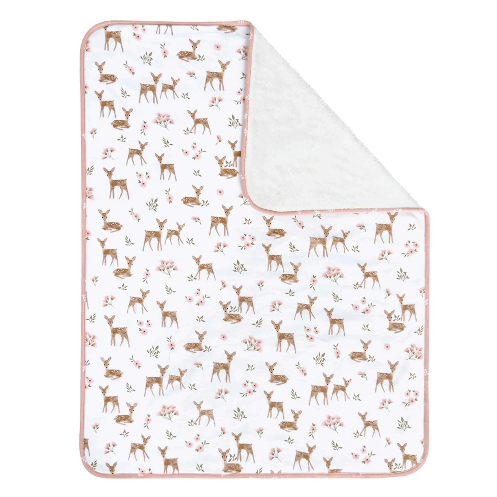 Living Textiles Couverture Sherpa - Jardin Sophia