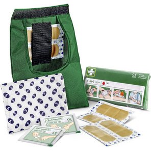 Kit de premiers secours, dans un étui en nylon