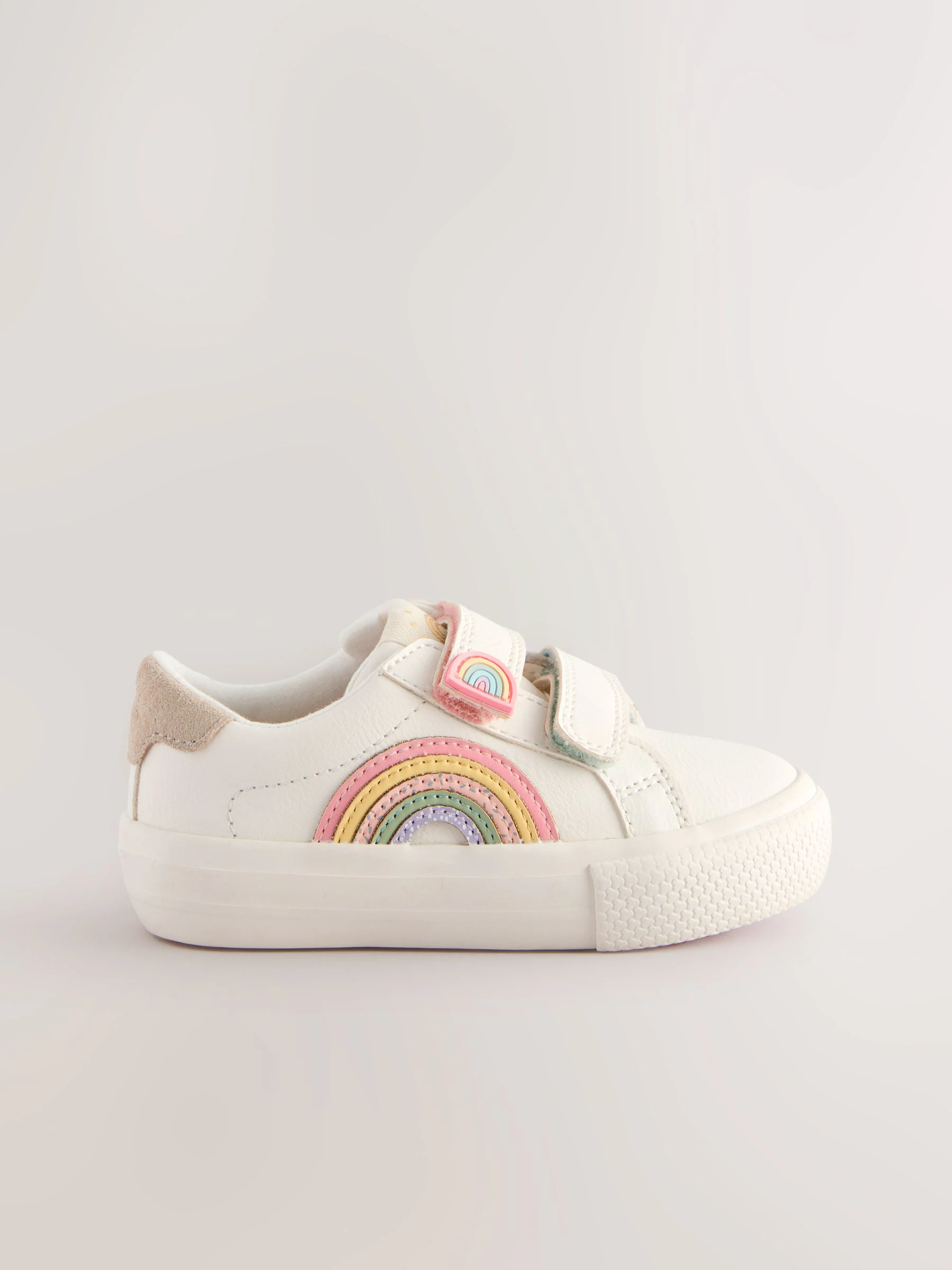 Wit - Sneakers met klittenbandsluiting
