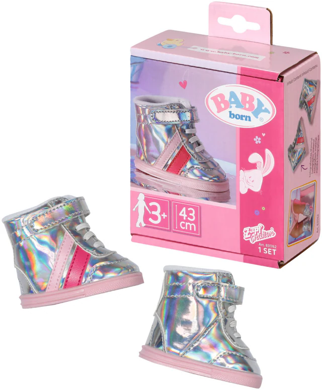 Baby Born Puppenkleidung »Sneakers silber, 43 cm«