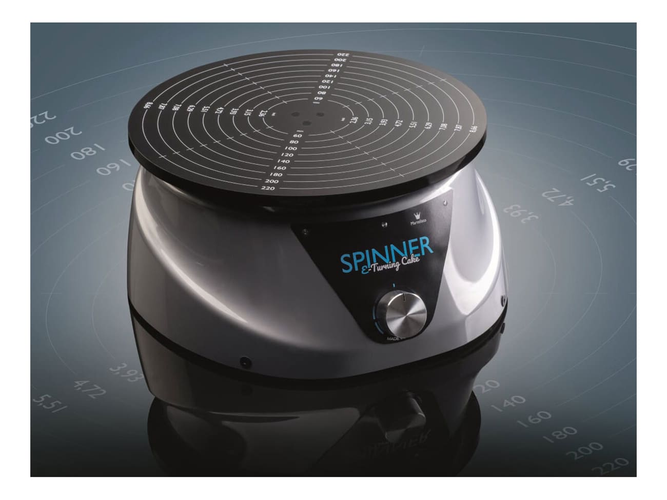 Plateau tournant électrique Spinner - pour décoration de gâteau - Martellato