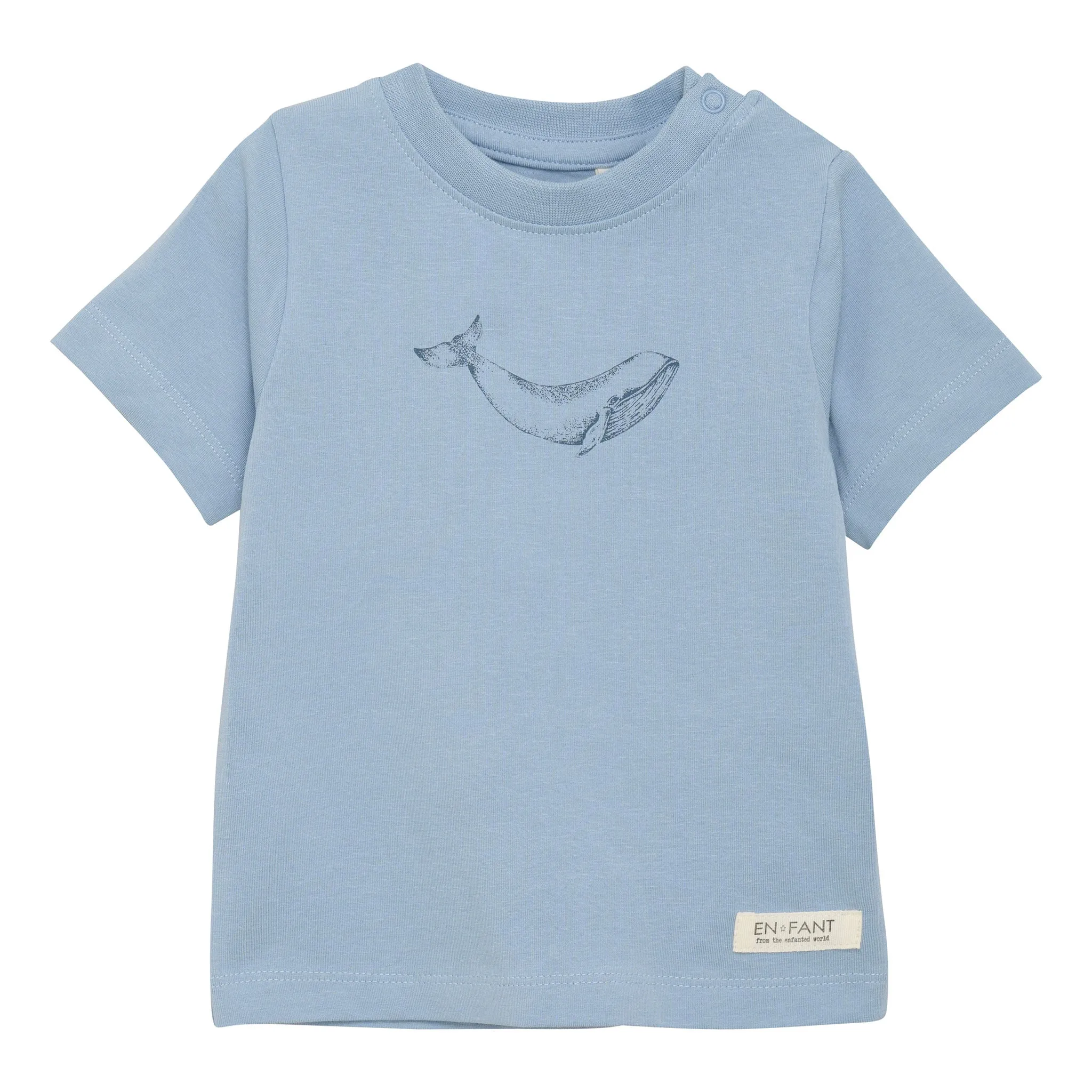 En Fant T-Shirt Baleine Bleu 6-24mois