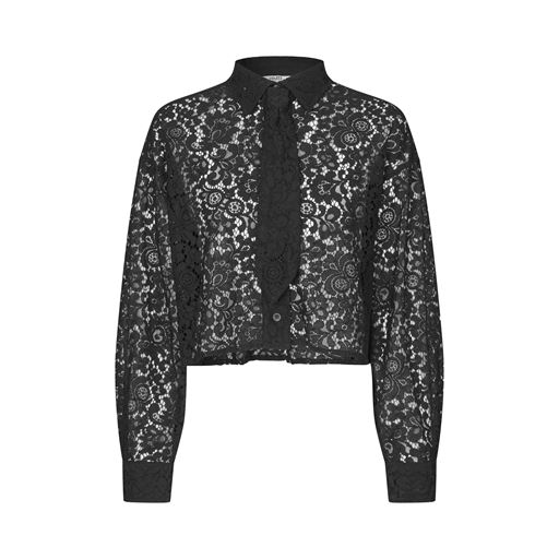 mbyM Eme Tie-M Bluse, Black, M/L