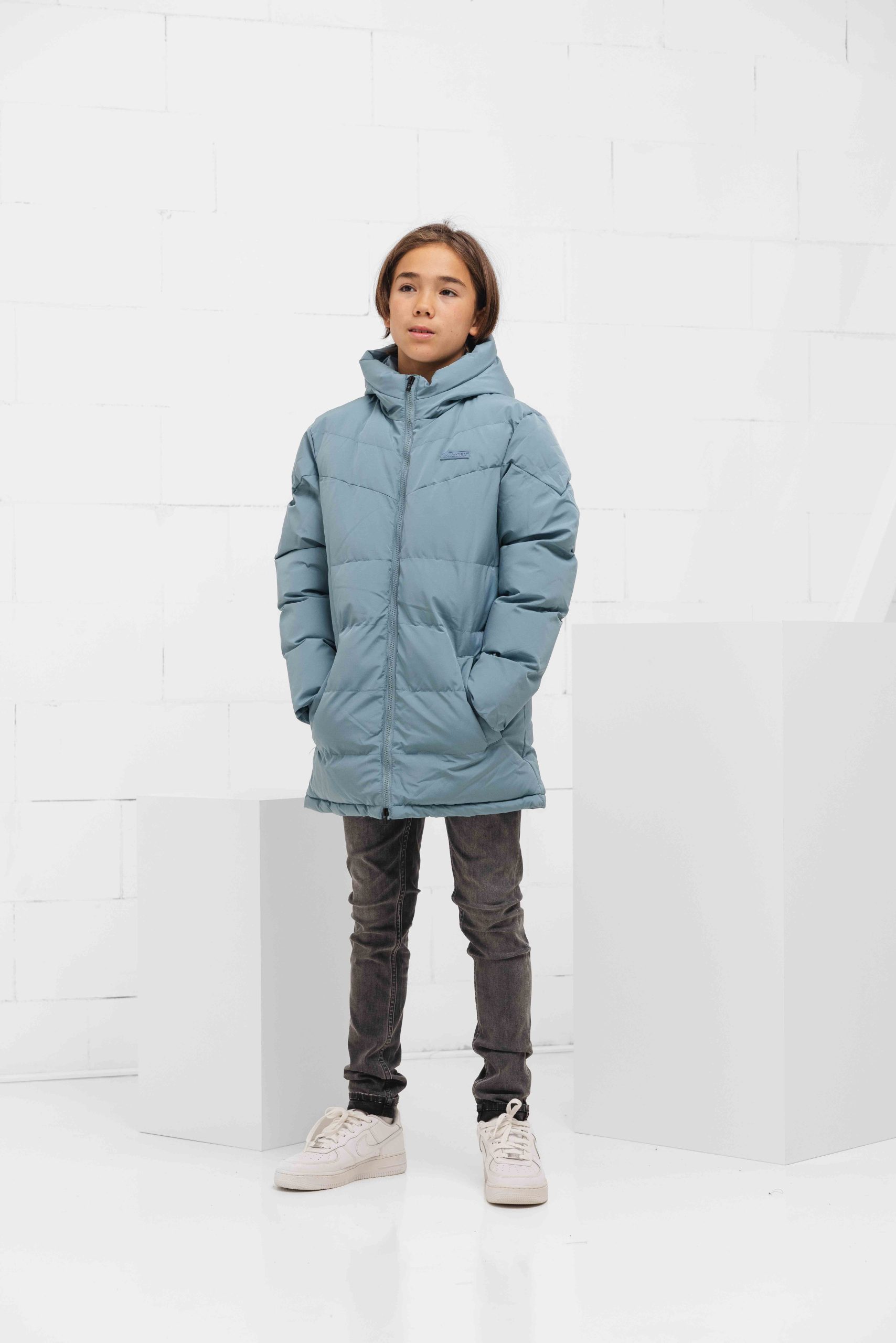 Raizzed Tulun Winterjas Kids Lichtblauw