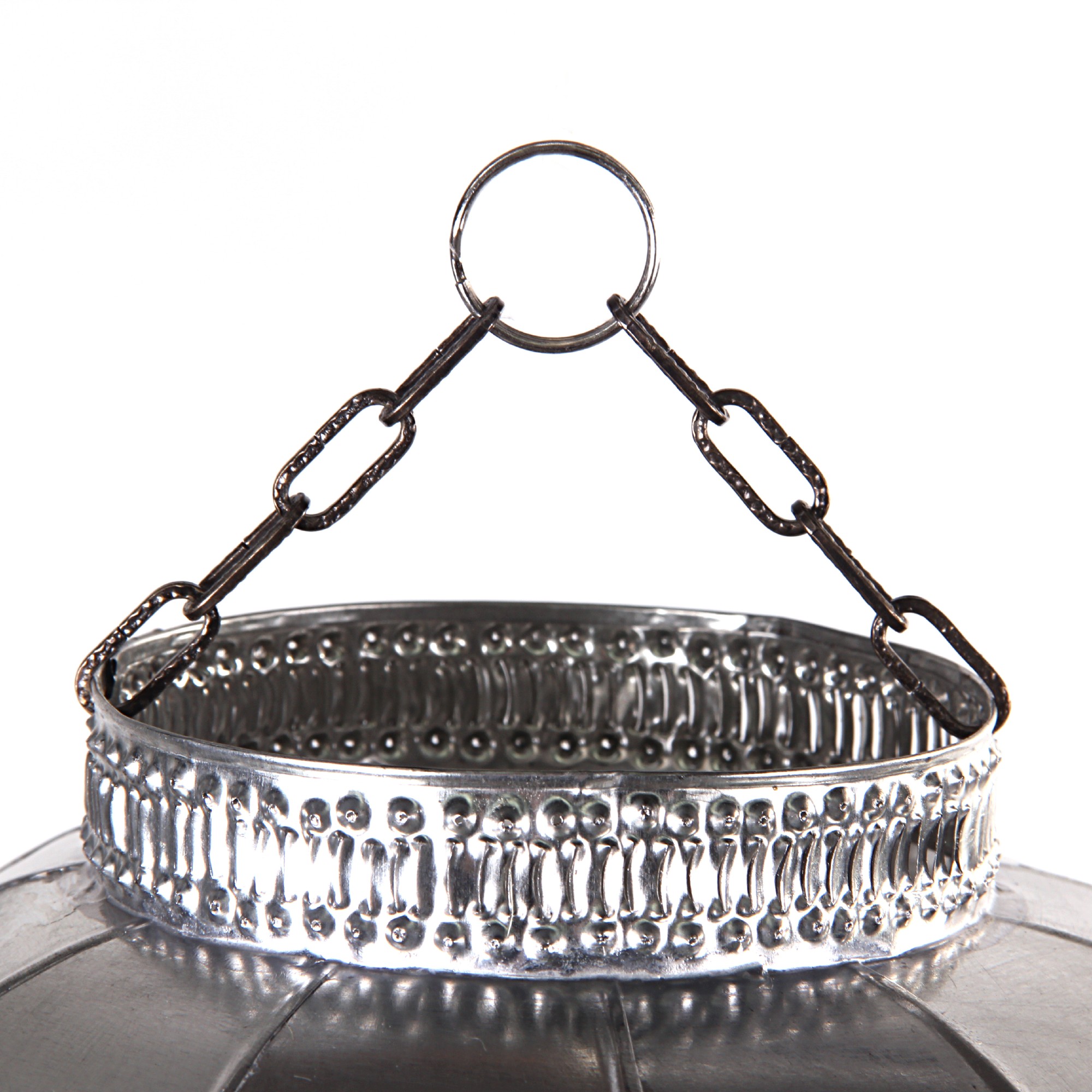 Deckenleuchte 'Marhaba', silber, Ø 28 cm, H 33 cm von fischer's lagerhaus