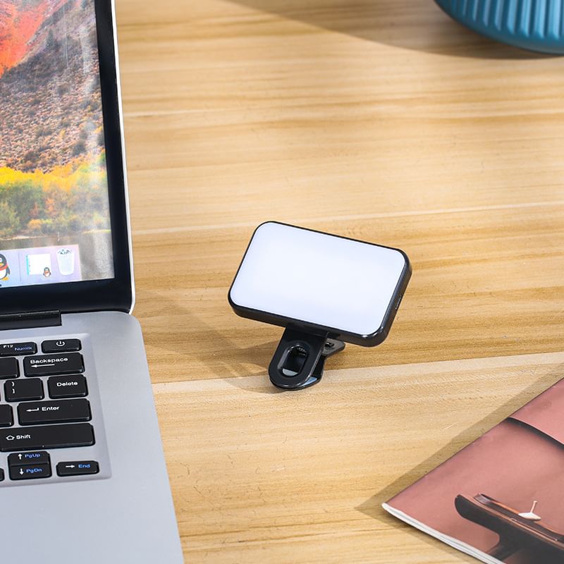 HOMTEC - USB oplaadbare clip-on LED-lamp