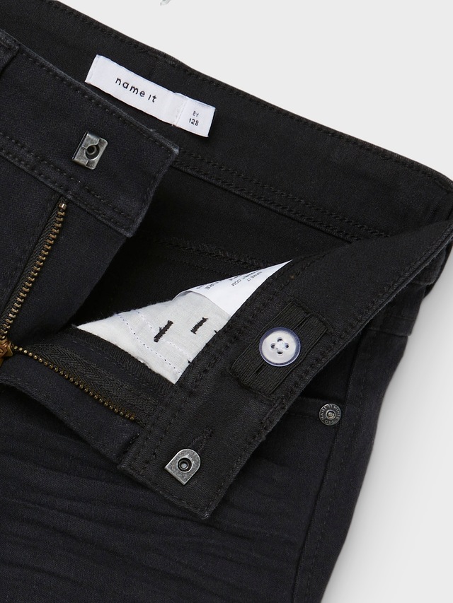Name It Jeansshorts »NKMSILAS SLIM DNM L SHORTS 2272-TX NOOS« Baumwollmischung, Stretch, Umschlagsaum