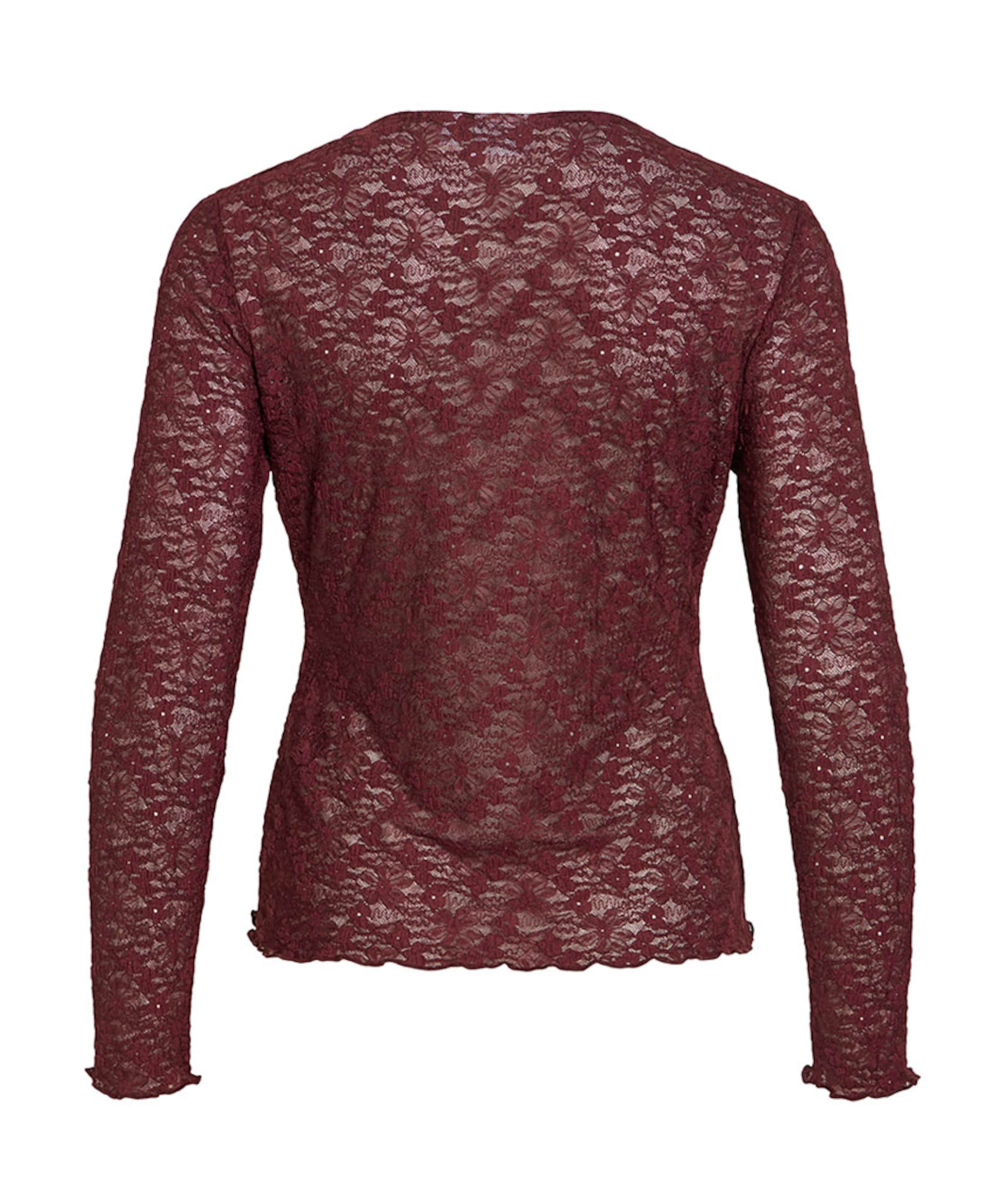 Vila Dames longsleeve bordeaux