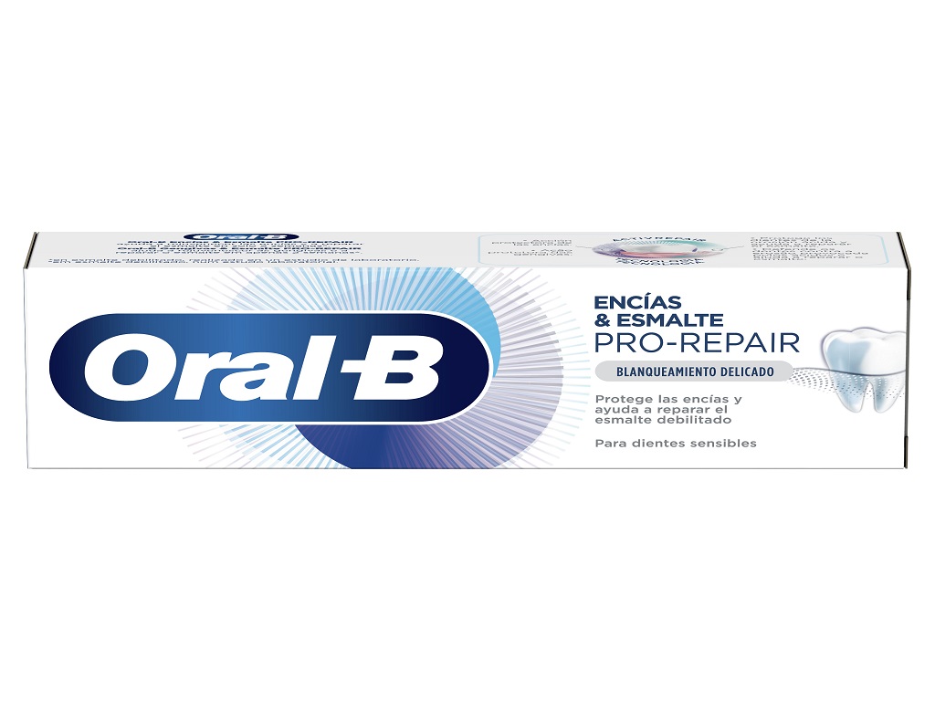 PASTA DENTÍFRICA ORAL B GENGIVAS & ESMALTE REPAIR BRANQUEADORA 75ML