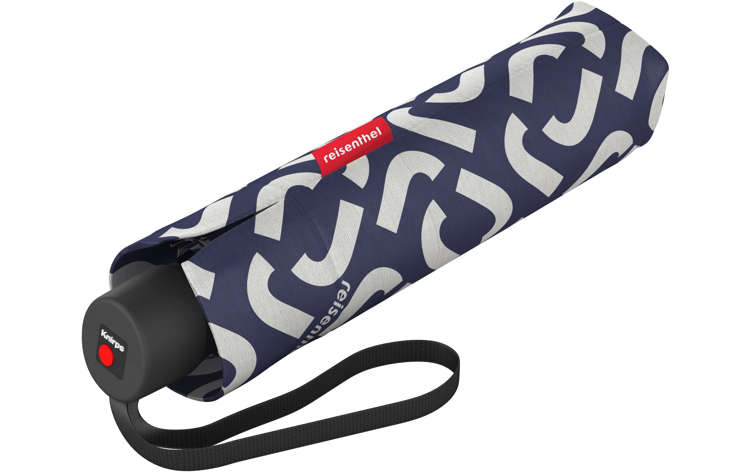 Schirm Pocket Classic Signature NavyRegenschirm aus recyceltem PET