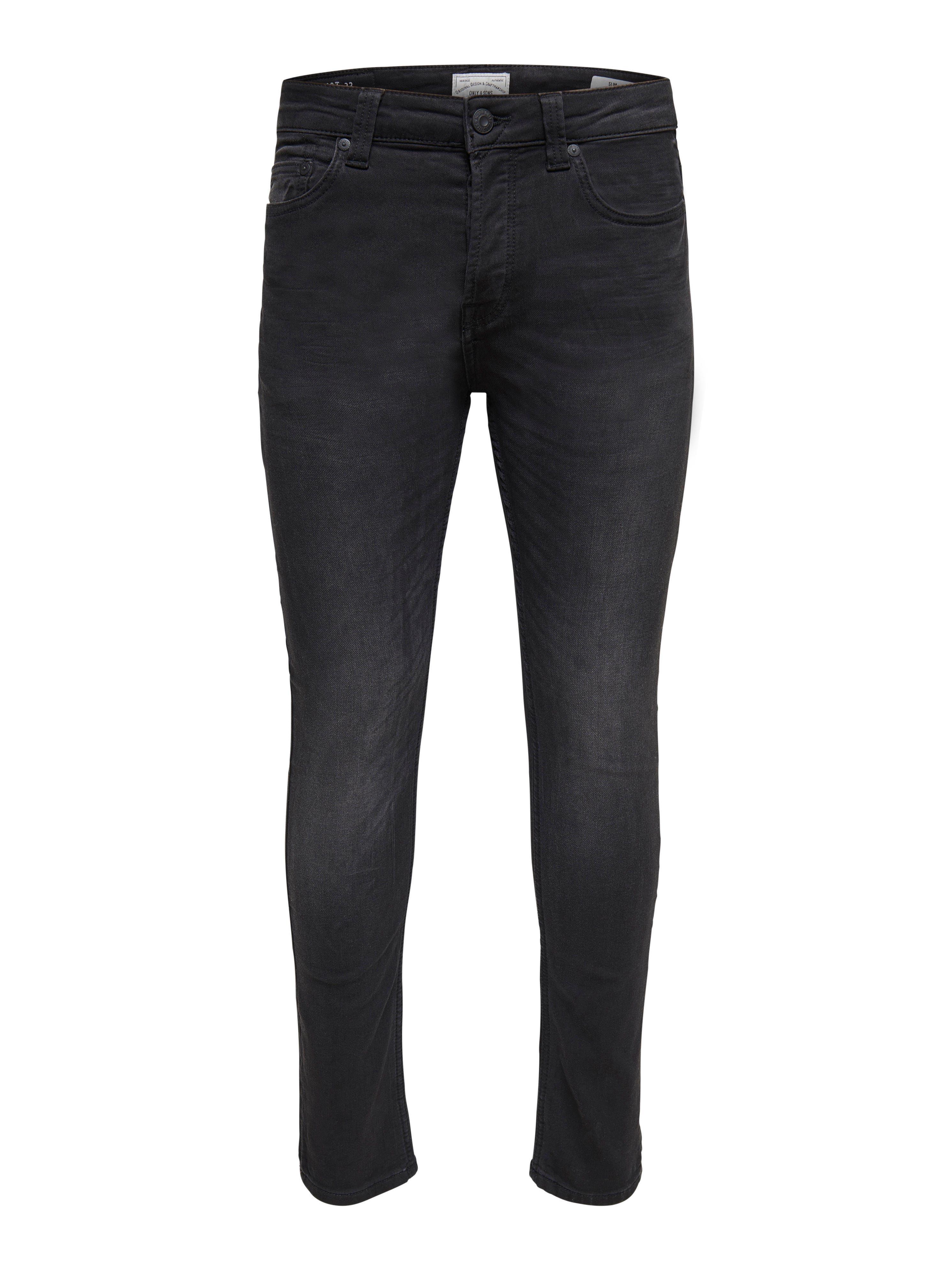 ONSLOOM Mid Rise Slim Fit Jeans Black