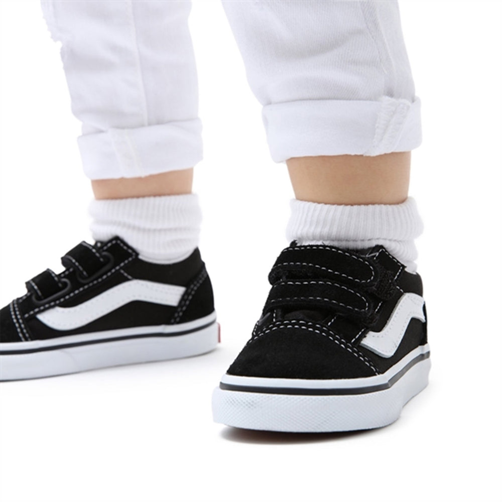 Old Skool V Black Sko - VANS → Luksusbaby.dk