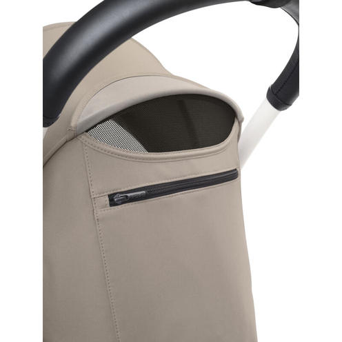 Poussette YOYO 3 Pack 0+ et 6+ Taupe / Cadre Blanc - STOKKE