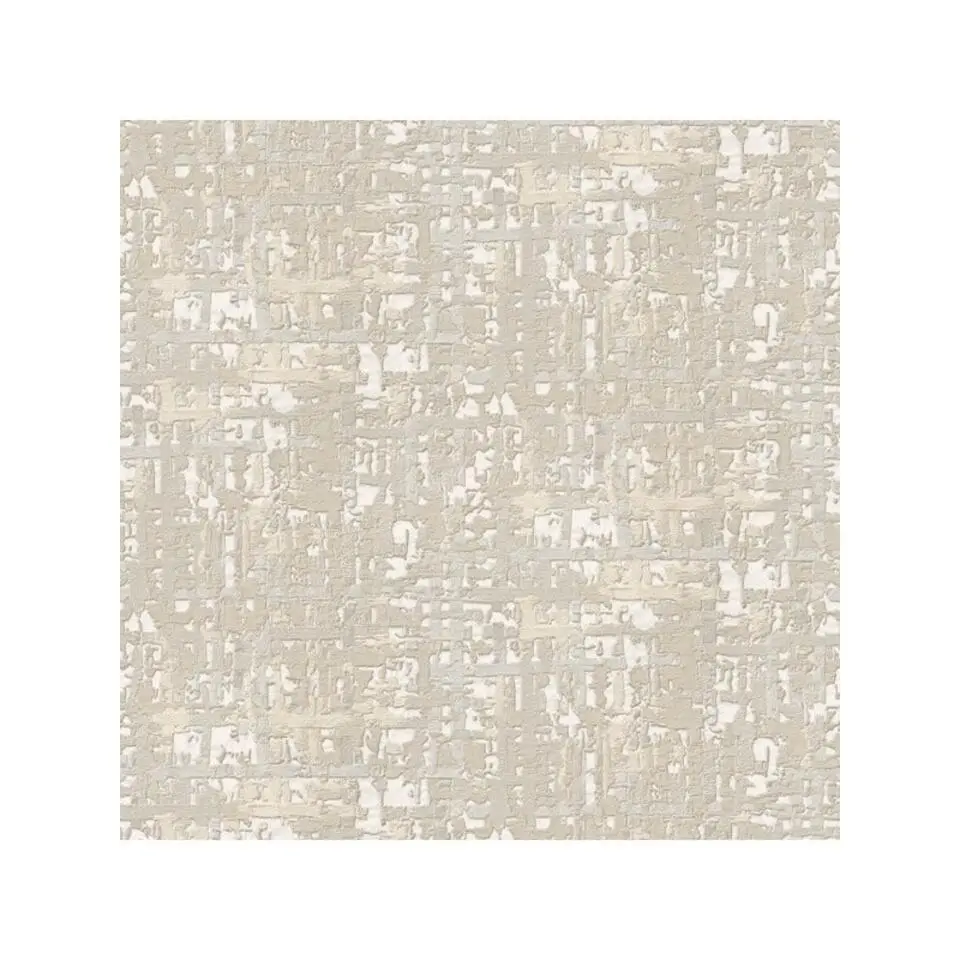 Dutch Wallcoverings Vliesbehang Embellish fabric abstract - crème - 10m x 53cm