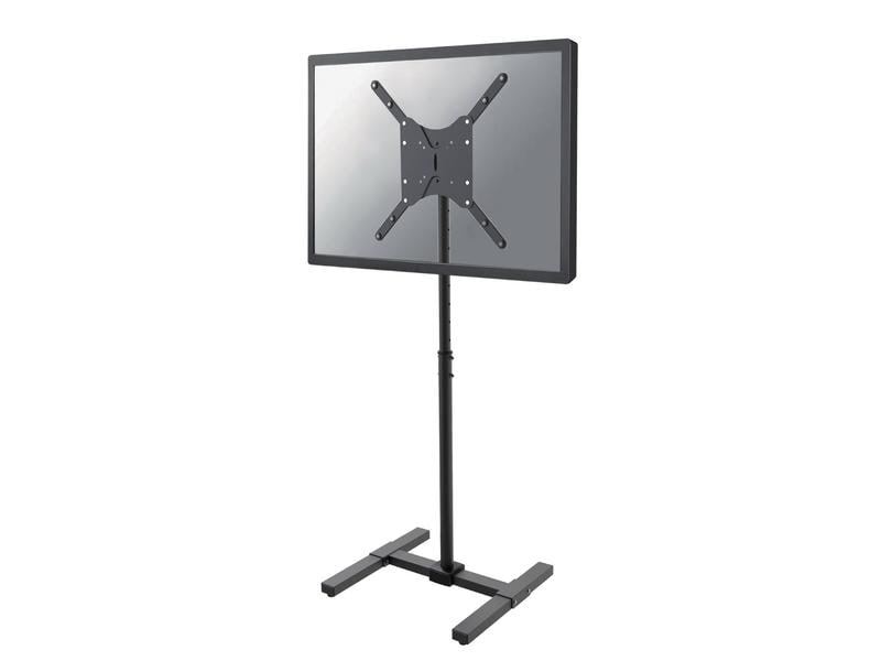 NEOMOUNTS TV-Trolley NS-FS100BLACK bis 20 kg – Schwarz Bodenständer für Flachbild TV/Monitor bis 55