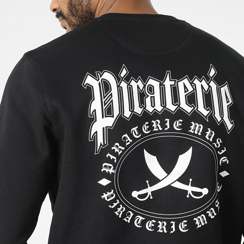 Sweat Crewneck Nation Noir Blanc