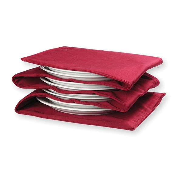 Chauffe 8 assiettes électrique rouge Domo