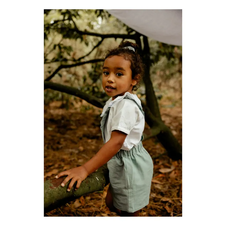 Lililotte Exclusivité Lililotte x Smallable - Combishort Margaret | Vert Eucalyptus