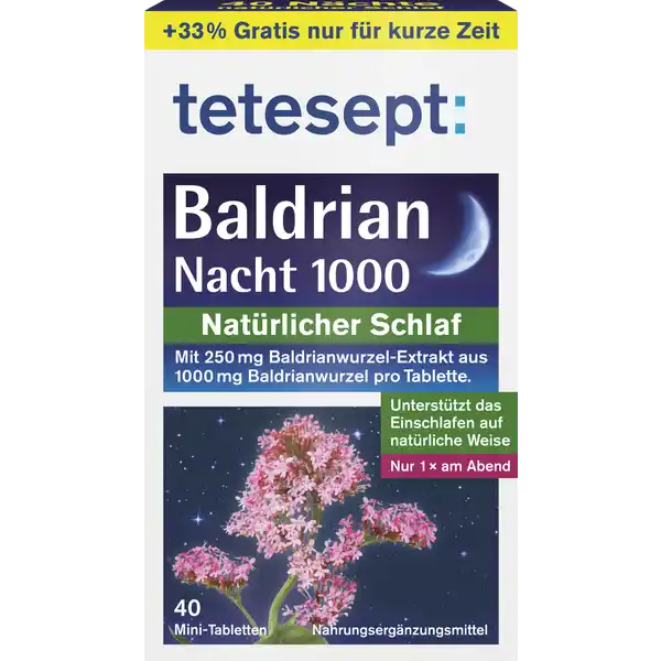 Baldrian Nacht 1000 Mini-Tabletten