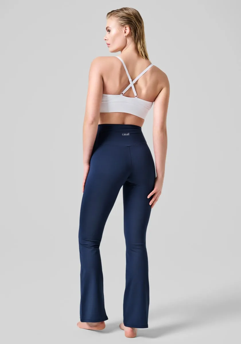 Casall Women's Flare High Waist Pant Core Blue
