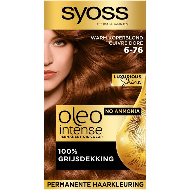 Syoss Oleo Intense 6-76 Warm Koperblond/Cuivre Doré