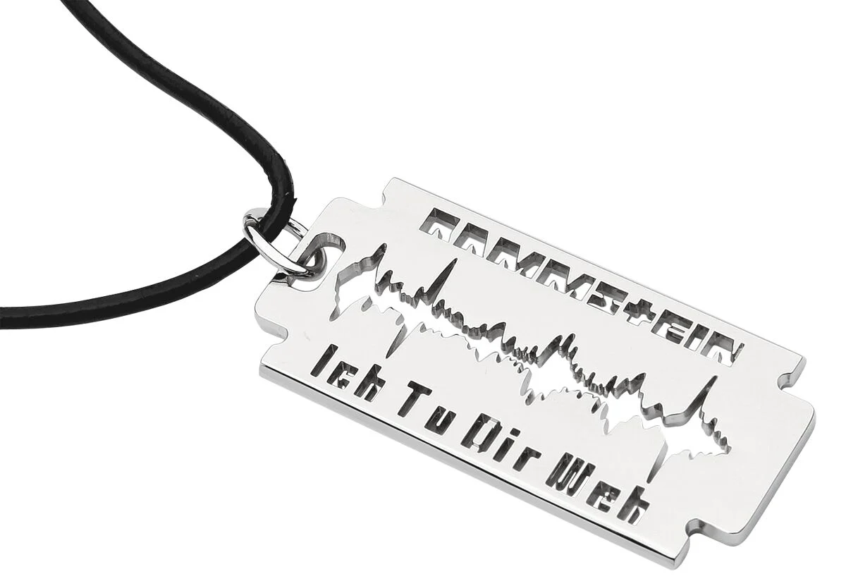 Lame de rasoir « Ich Tu Dir Weh » | Rammstein Pendentif