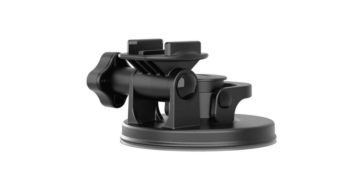 GoProSuction Cup Mount bevestiging  (Zwart)