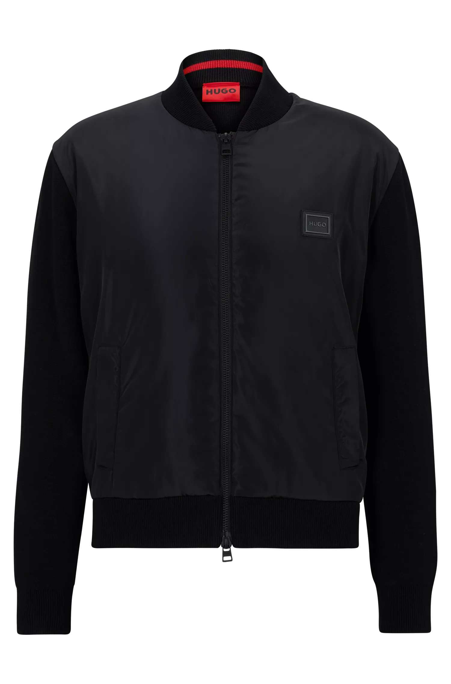 Jaqueta bomber HUGO Red-Hybrid com zíper de duas vias