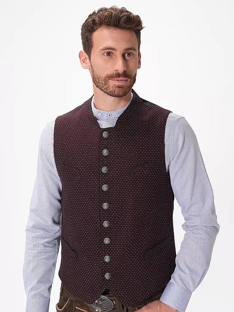 GRASEGGER Trachtengilet XENO 2N dunkelrot