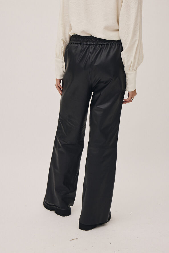 Magasin du Nord Collection Tana 2 LWG - 100% Leather Pants Black